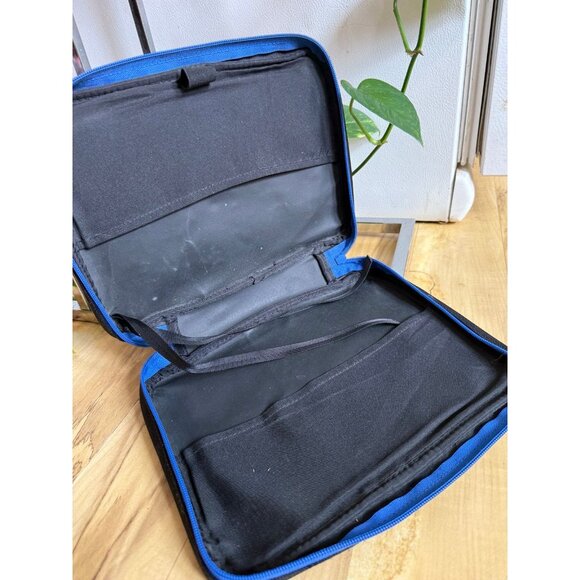 Blue and black storage zip up container - Picture 5 of 9